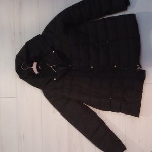 Time and Tru XL black puffer winter jacket